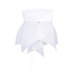 Panove Jacquard-Organza-Basken-Top