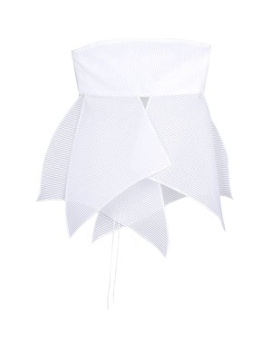 Panove Jacquard-Organza-Basken-Top