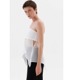 Panove Jacquard-Organza-Basken-Top