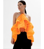 Panove Kurzes Top-Bolero, Transformer (Orange)