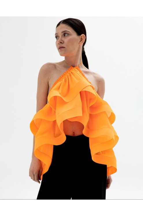 Panove Kurzes Top-Bolero, Transformer (Orange)