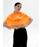 Panove Kurzes Top-Bolero, Transformer (Orange)