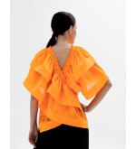 Panove Kurzes Top-Bolero, Transformer (Orange)
