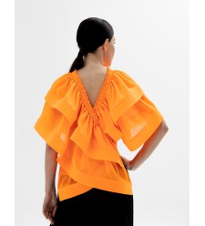 Panove Kurzes Top-Bolero, Transformer (Orange)
