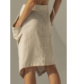 Panove Asymmetrischer Rock aus Hanf und Baumwolle