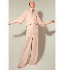 Panove Krepp-Chiffon Weite Hose