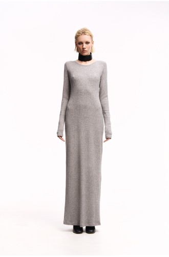 Serotoninn Gestricktes Maxikleid