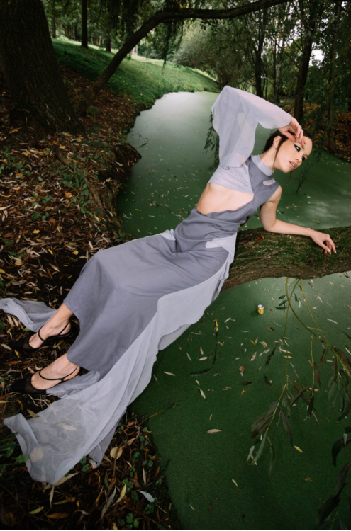 Blue Alophota Dress