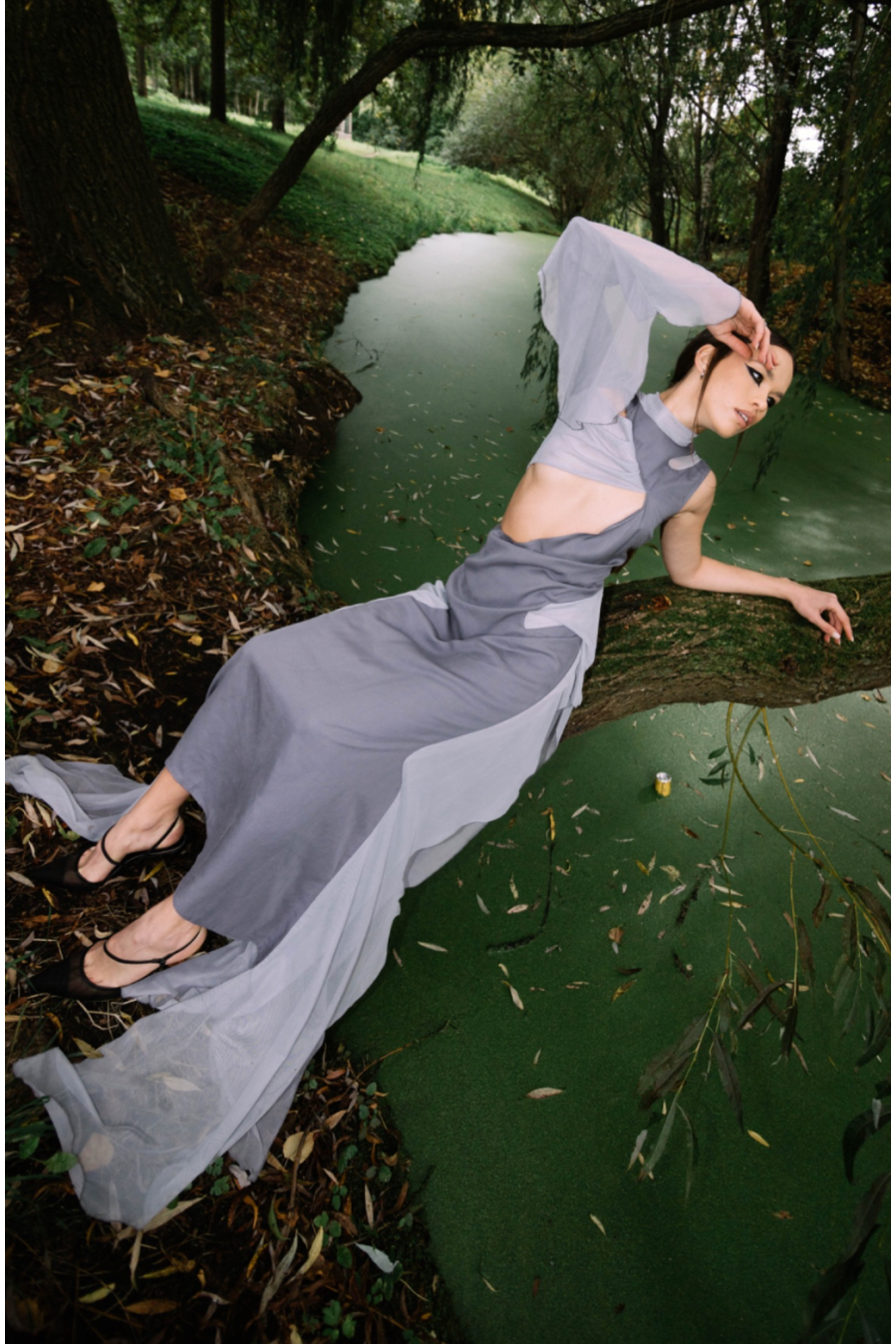 Blue Alophota Dress