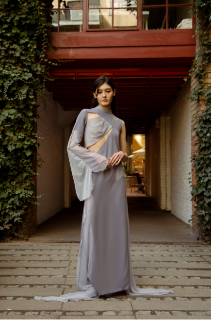 Blue Alophota Dress