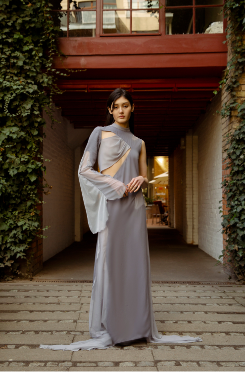 Blue Alophota Dress