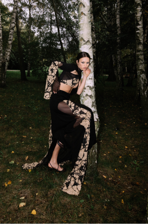 Black Alophota Dress