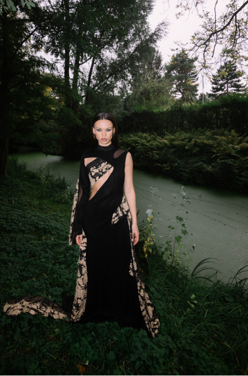 Black Alophota Dress