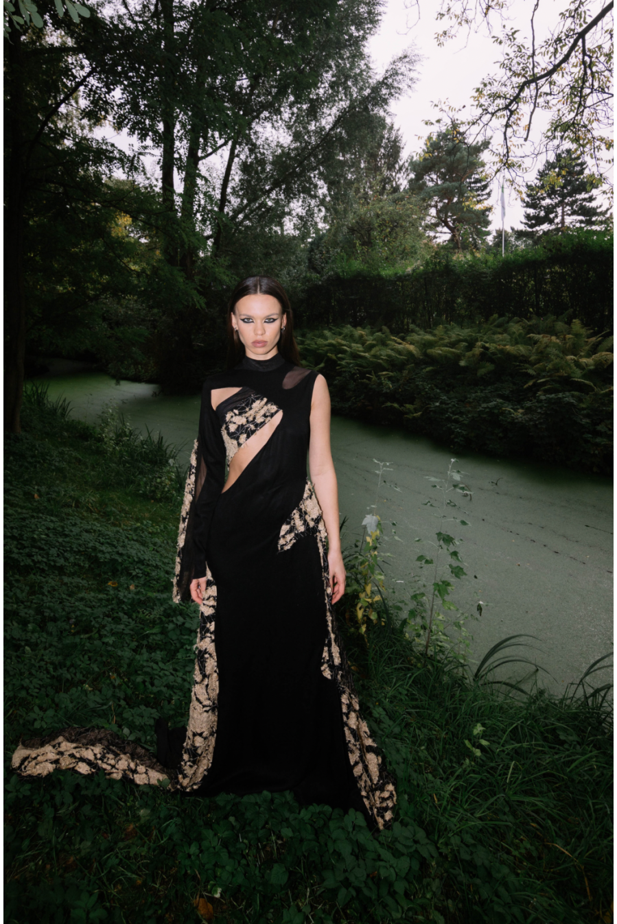 Black Alophota Dress