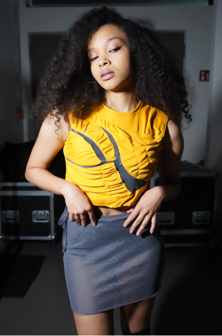 Crop Top gelb