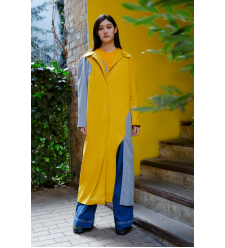  Trench gelb/blau