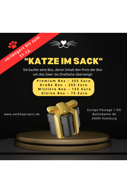 Große Box „Katze im Sack“