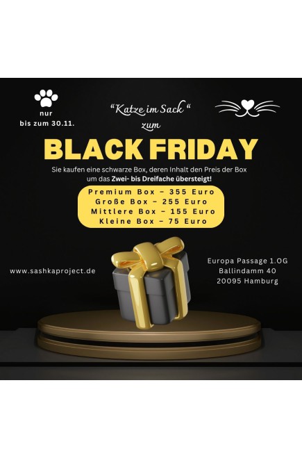 Große Box „Katze im Sack“ zum Black Friday