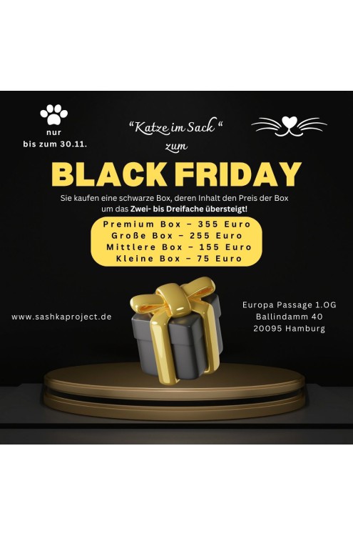 Große Box „Katze im Sack“ zum Black Friday