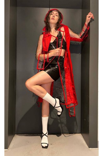 iCoat Trenchcoat Lang (Rot)