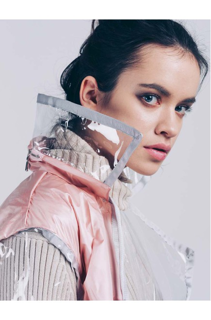 iCoat Iconic Trenchcoat Lang (Rosa)