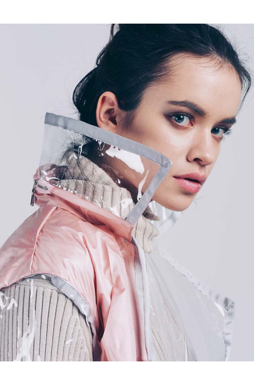 iCoat Iconic Trenchcoat Lang (Rosa)