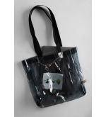iCoat 2-in-1: Shopper-Tasche & Accessoire mit Bergkristall