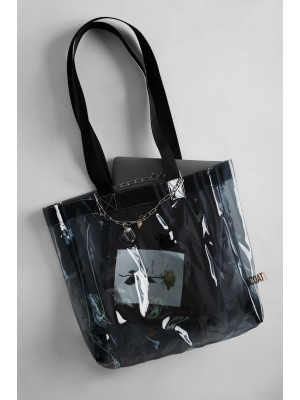 iCoat 2-in-1: Shopper-Tasche & Accessoire mit Bergkristall