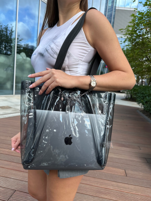 iCoat 2-in-1: Shopper-Tasche & Accessoire mit Bergkristall