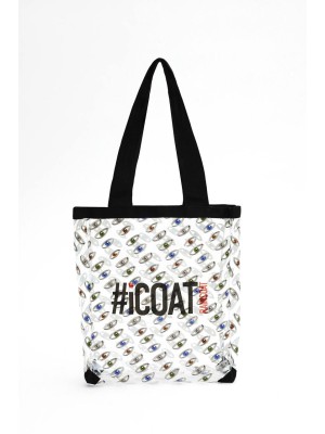 iCoat Shopper-Tasche mit Augen-Print