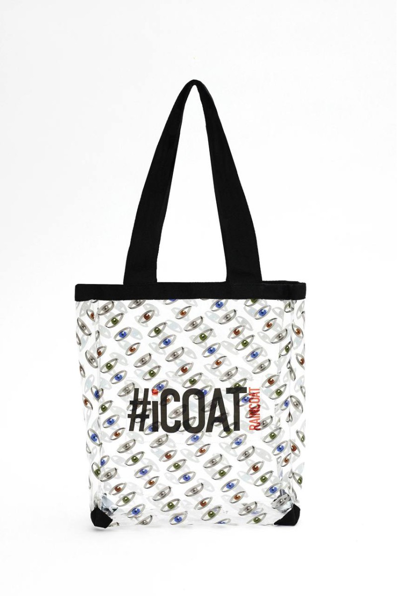 iCoat Shopper-Tasche mit Augen-Print