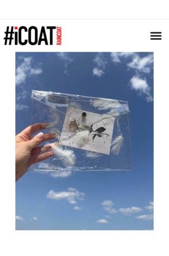 iCoat Transparente Reisetasche
