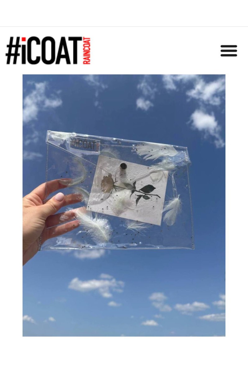 iCoat Transparente Reisetasche